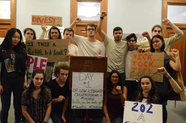 As students sit-in demanding Columbia University divest from fossil fuels, Bernie Sanders shows support - Salon.com