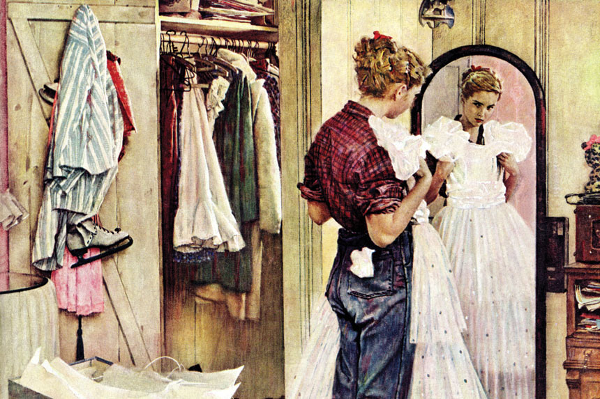 Rockwell Files: Trying on the Future | The Saturday Evening Post