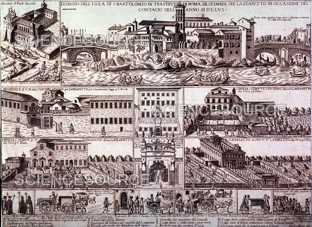 Rome Plague, 1656 | Stock Image - Science Source Images
