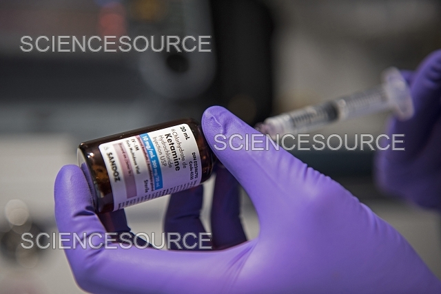 Paramedic with Ketamine | Stock Image - Science Source Images