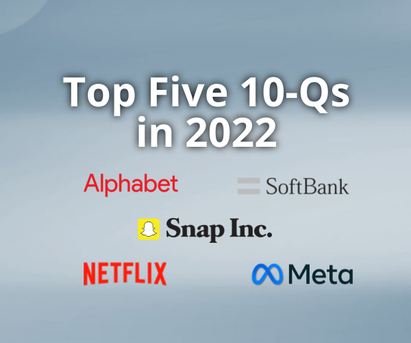 What Were the 5 Most Impactful 10-Q Reports Filed In 2022