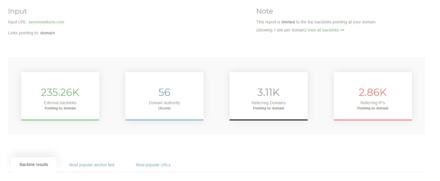 Backlink Checker [Free Tool]