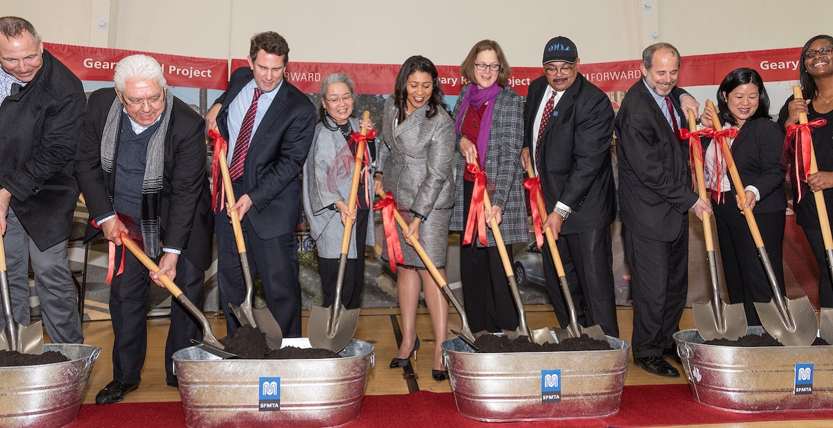 Video: Geary Groundbreaking Recap | SFMTA