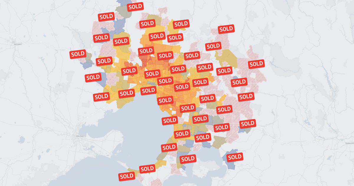 Melbourne property market underquoting: More than half of city properties selling above guide top-end