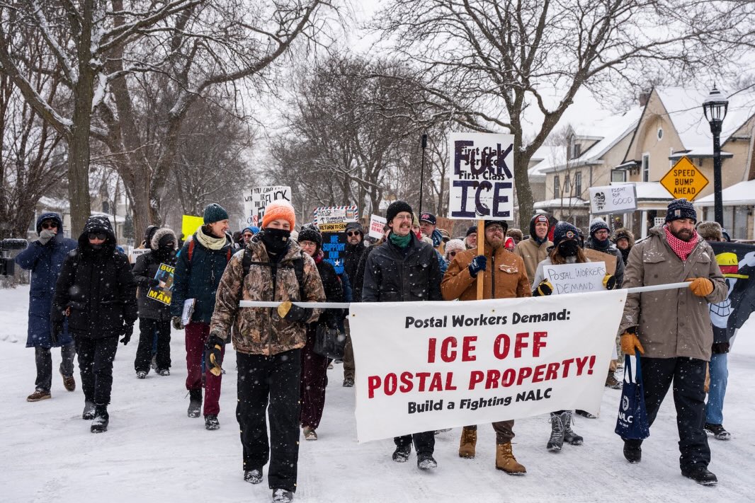 Minneapolis Letter Carriers Demand ICE Off Postal Property! | Socialist Alternative