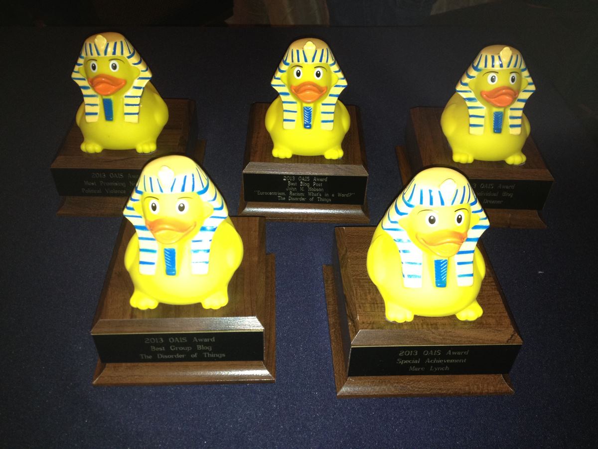 Duckie Blog Awards: Unrest, Violence and Nukes, Oh My! - Social Science Space