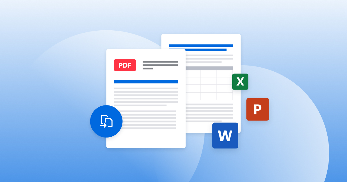 PDF Converter - Convert PDF files to and from any format - Soda PDF
