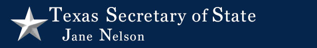 Welcome to the Texas Secretary of State