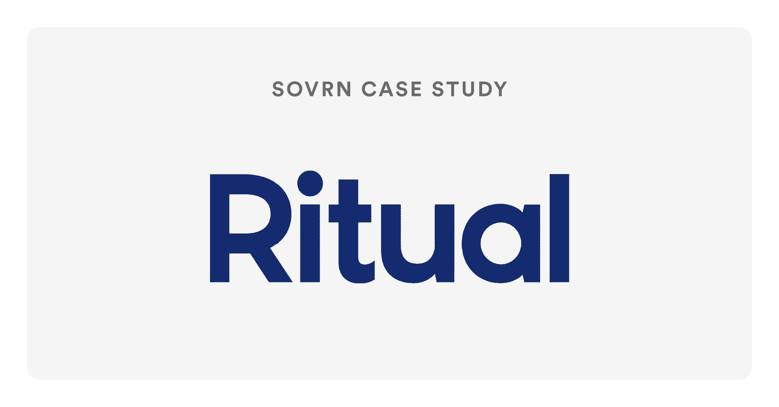 Ritual Doubles Response Rate with Commerce Audiences - Sovrn, Inc.