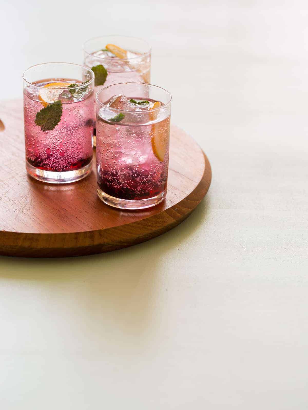 Blackberry & Meyer Lemon Gin & Tonics | Spoon Fork Bacon