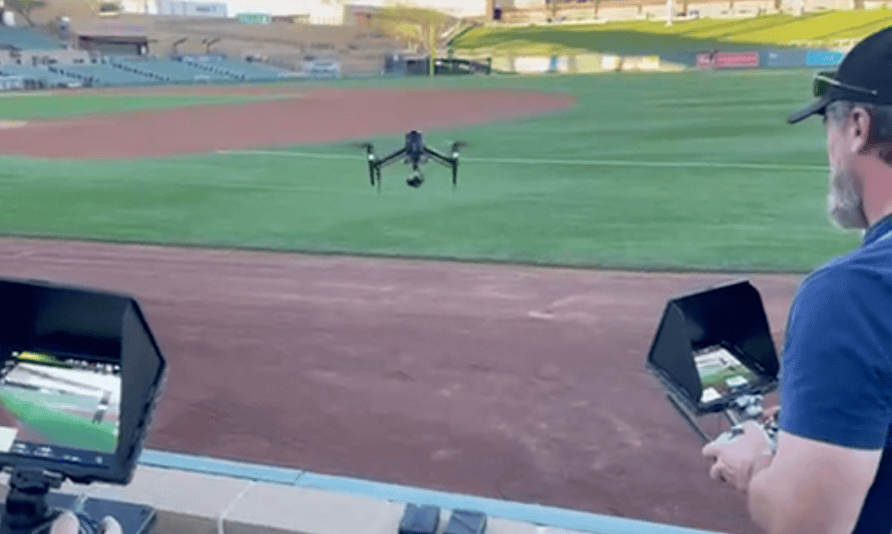 MLB Network Experiments With a Live Drone as a Coverage Camera at MLB4 Collegiate Tournament – Sports Video Group