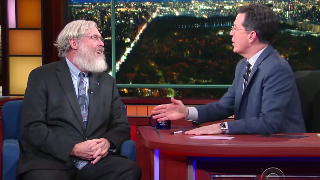 Geneticist George Church talks CRISPR with Stephen Colbert