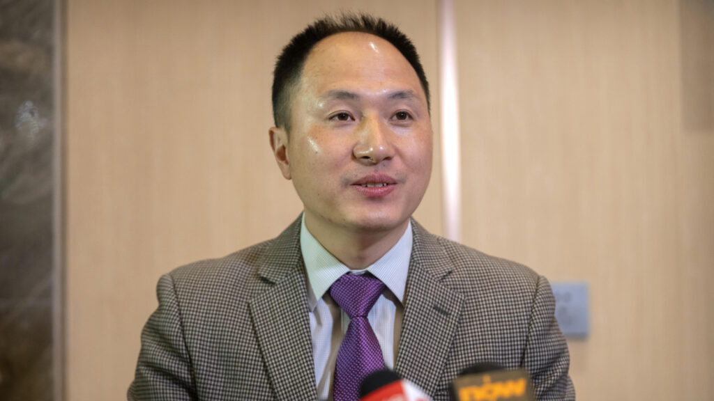 Hong Kong pulls visa for 'CRISPR babies' scientist He Jiankui