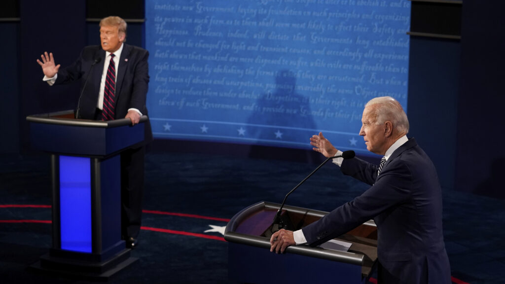 Biden, Trump spar over Medicare, abortion in presidential debate STAT
