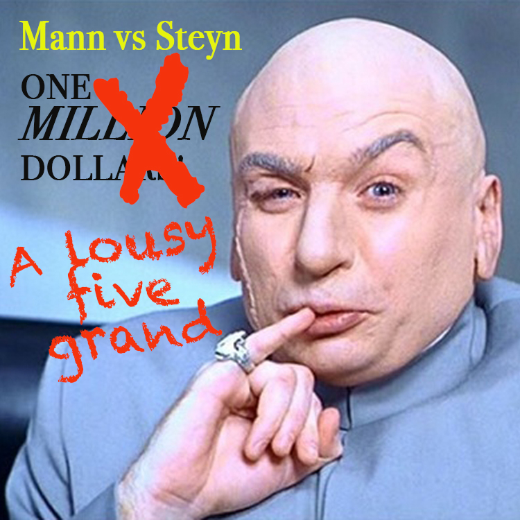 Mann Ordered to Pay More than Those He Sought to Destroy: Lawfare Update :: SteynOnline