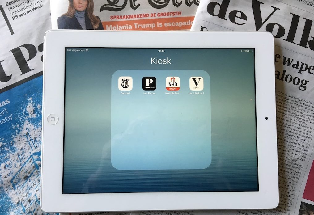 Digitale oplage kranten blijft fors stijgen - SVDJ