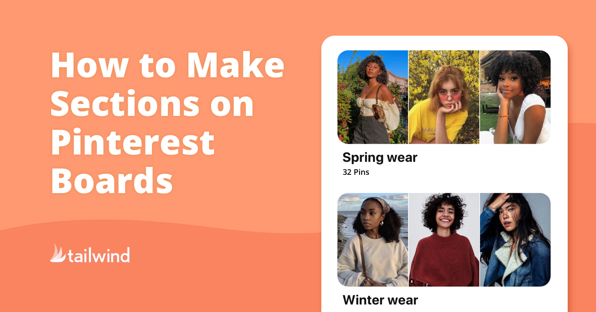 How to Make Sections on Pinterest Boards - Tailwind Blog