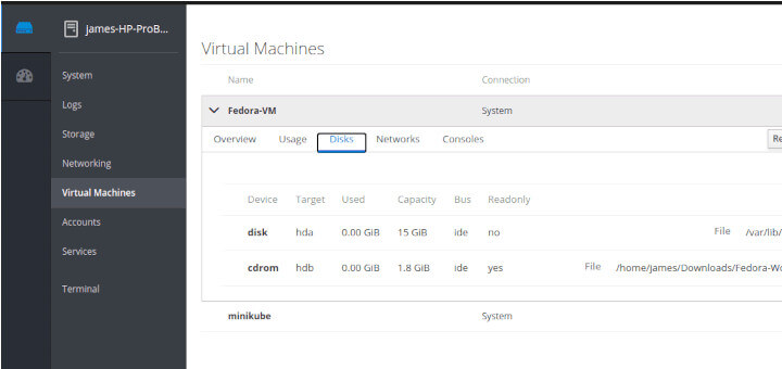 Managing KVM Virtual Machines with Cockpit Web Console in Linux
