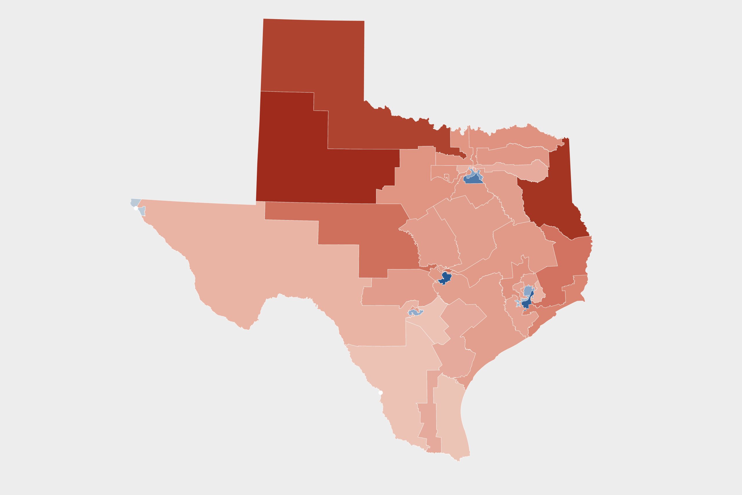 Texas Republicans target five seats in new congressional map