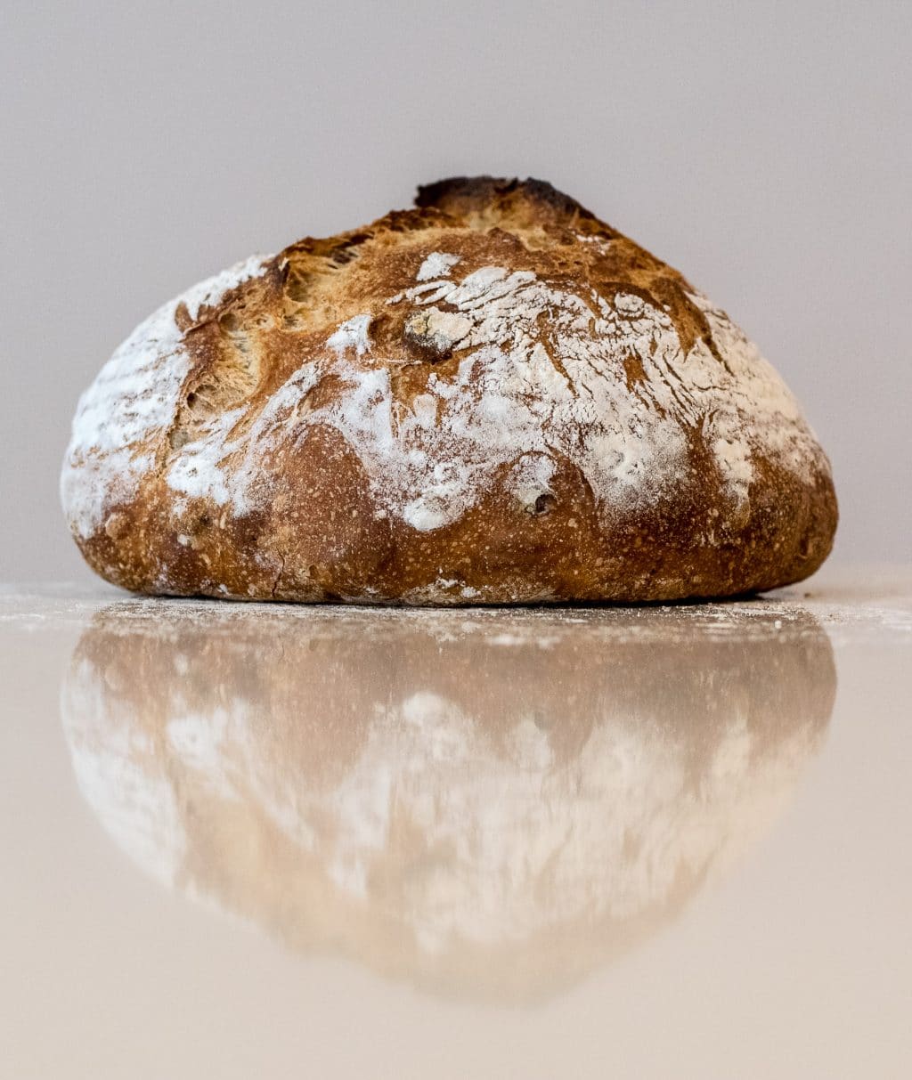 Overnight Artisan Walnut Bread • The Curious Chickpea