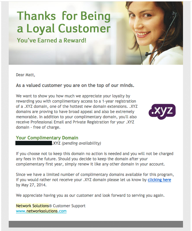 Network Solutions Has No Idea What I am talking about - UPDATED WITH PROOF OF EMAIL