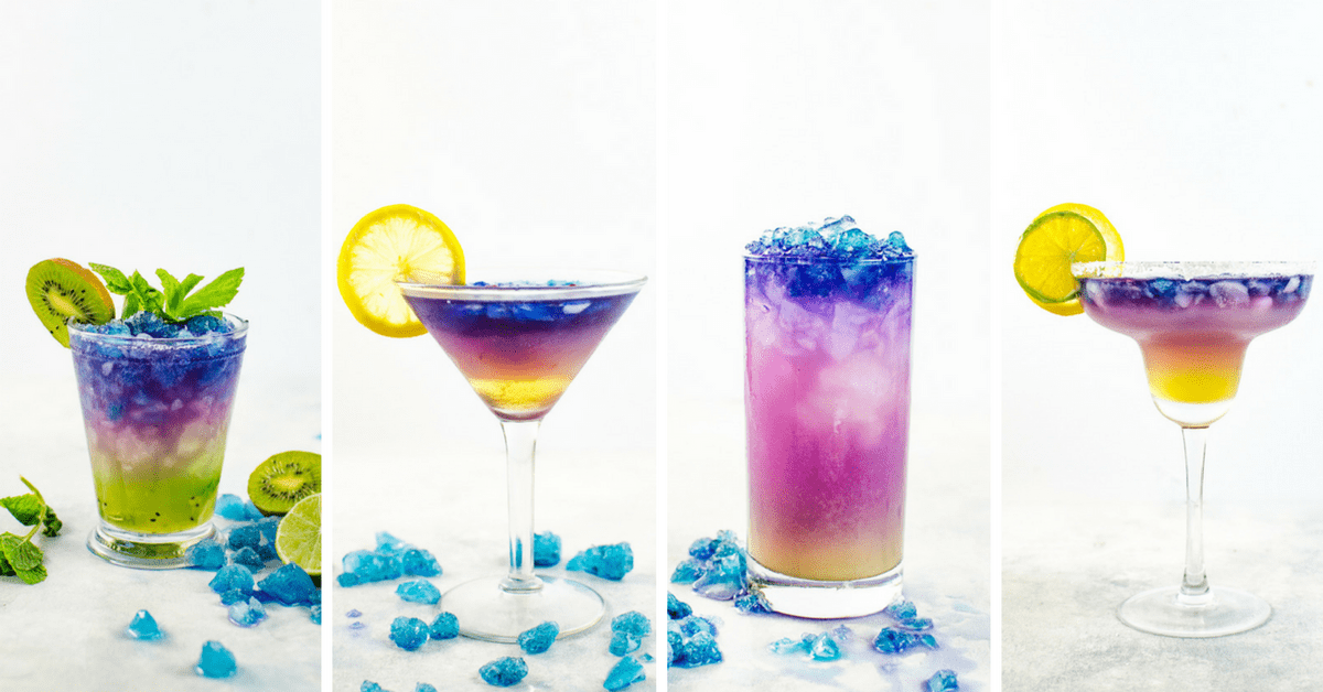 Magical Color Changing Cocktails (Galaxy Cocktails)