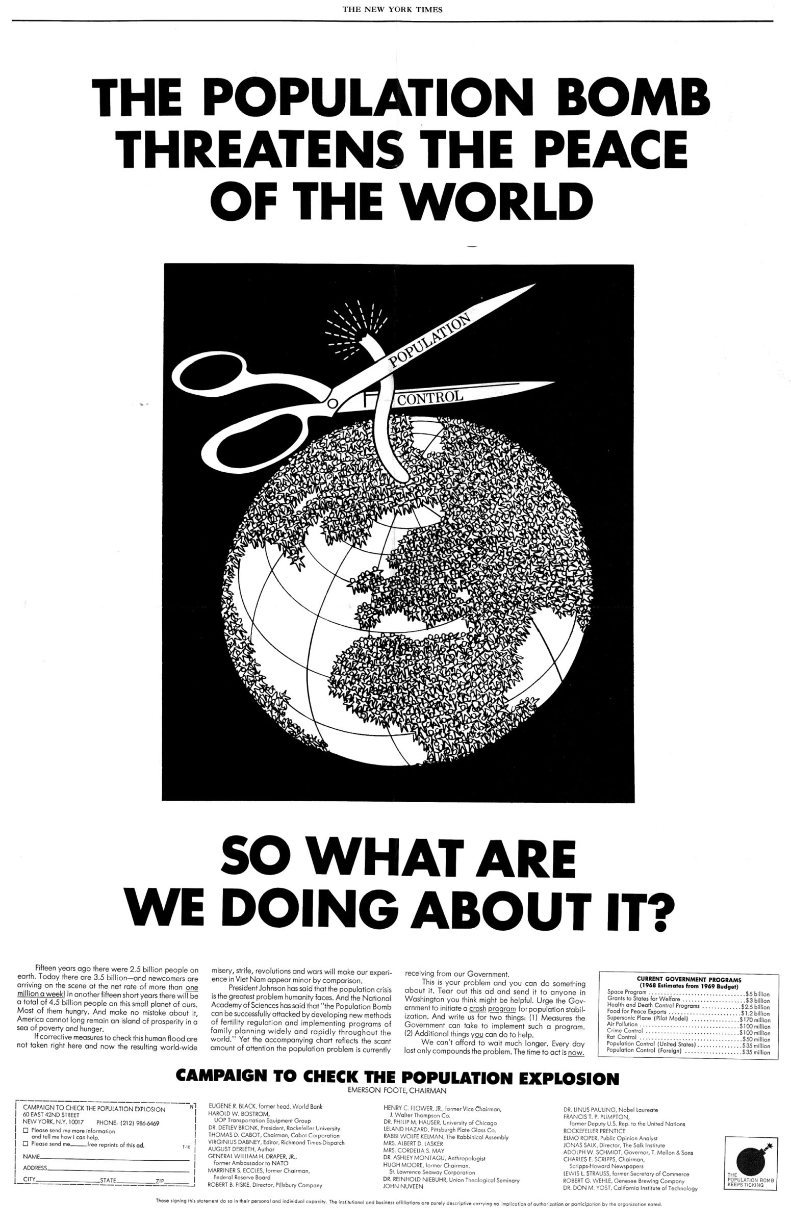 The Population Control Holocaust