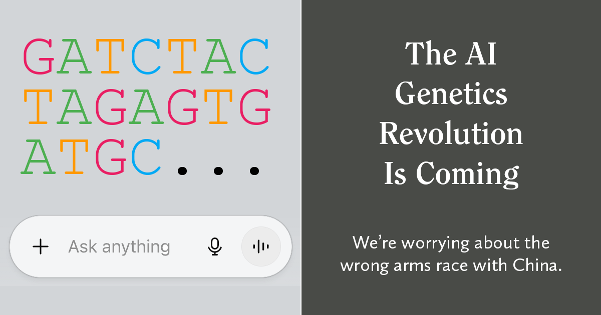 The AI Genetics Revolution Is Coming — The New Atlantis