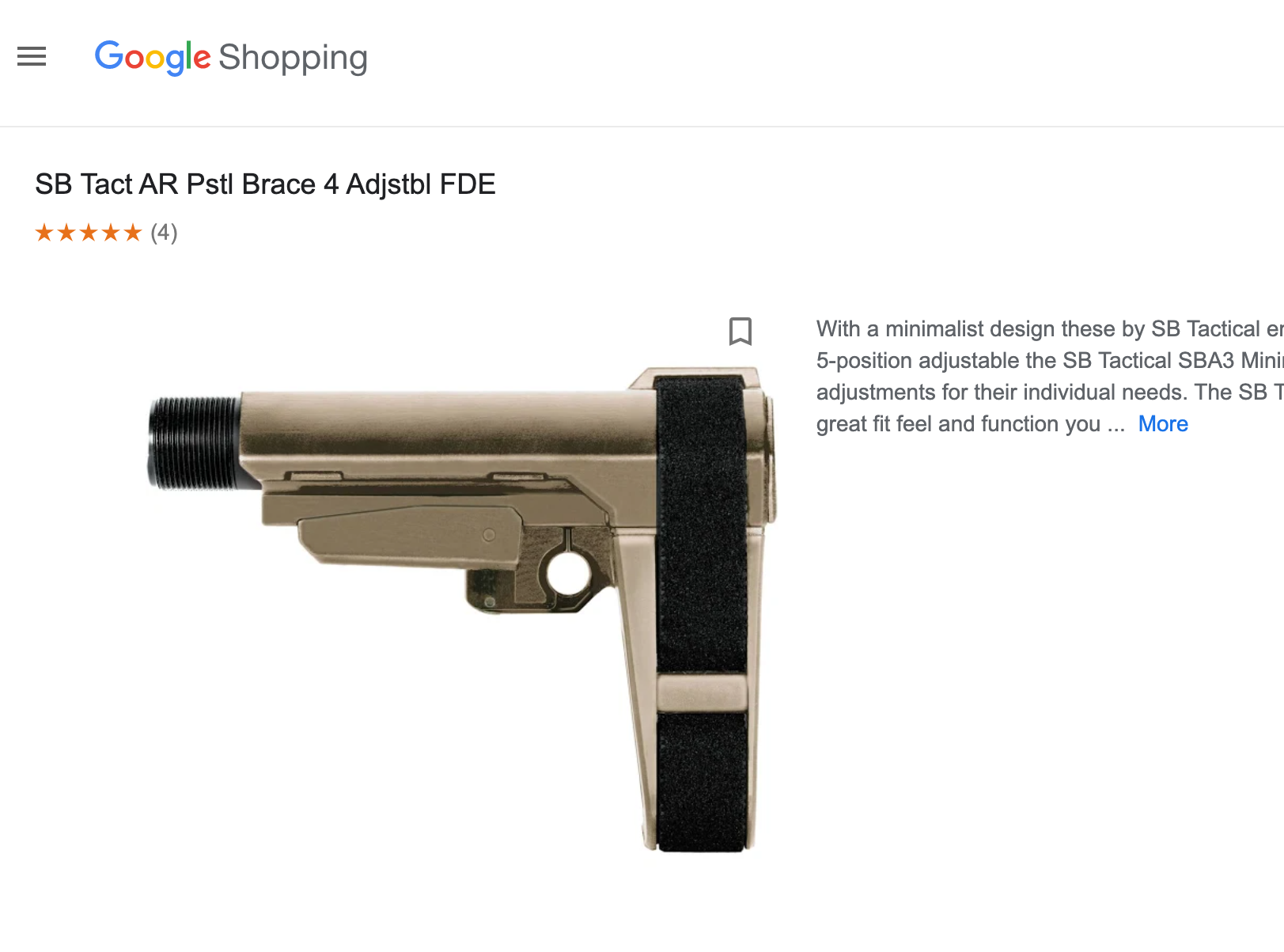 Major Online Marketplaces Allowed the Sale of Pistol Braces, Despite Bans
