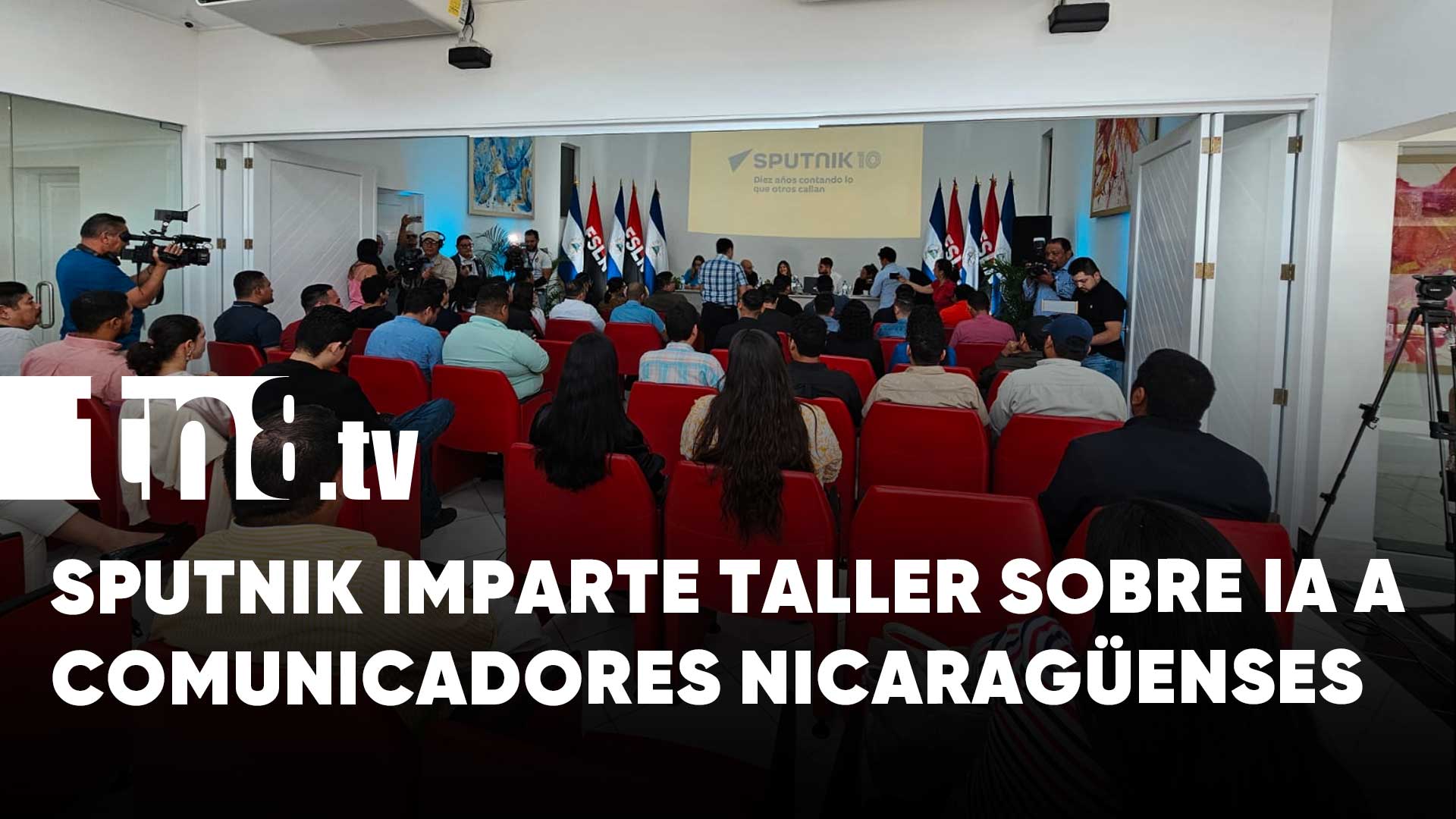 Comunicadores de Nicaragua aprenden sobre inteligencia artificial en taller de Sputnik | TN8.ni
