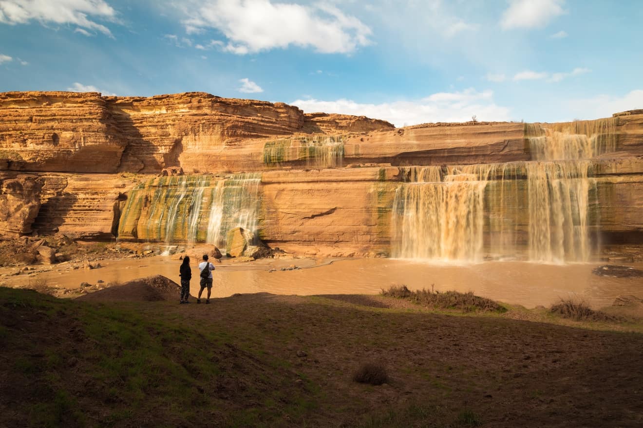 Arizona Grand Falls: How to get to the famous Chocolate Falls