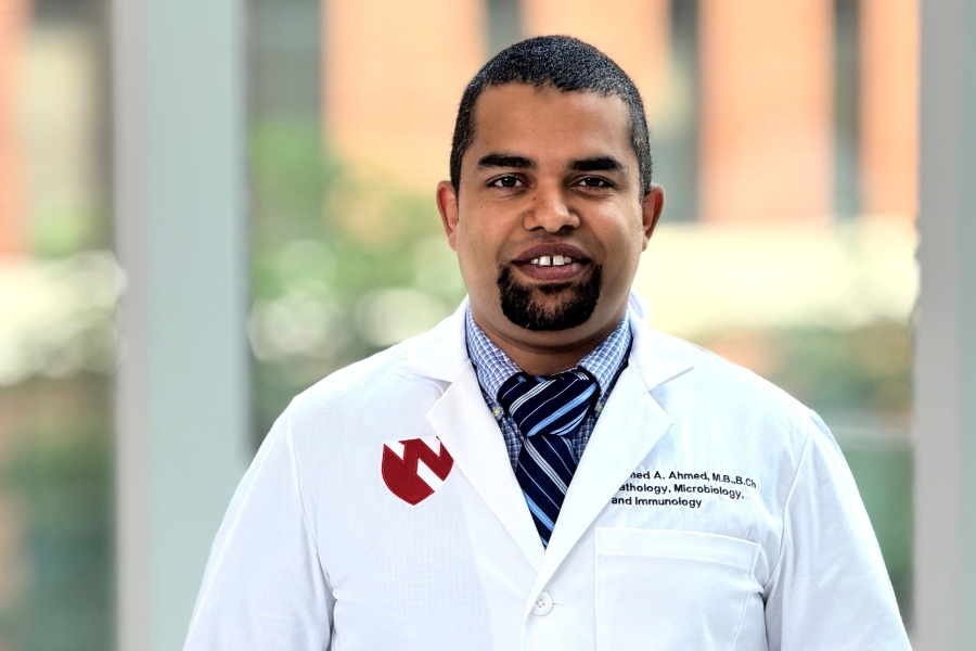 Fellow working to develop AI prediction model for myeloid neoplasms | Newsroom | University of Nebraska Medical Center