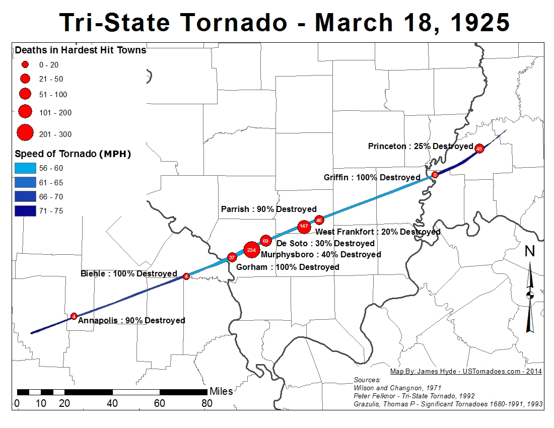 The Tri-State Tornado of 1925 - ustornadoes.com
