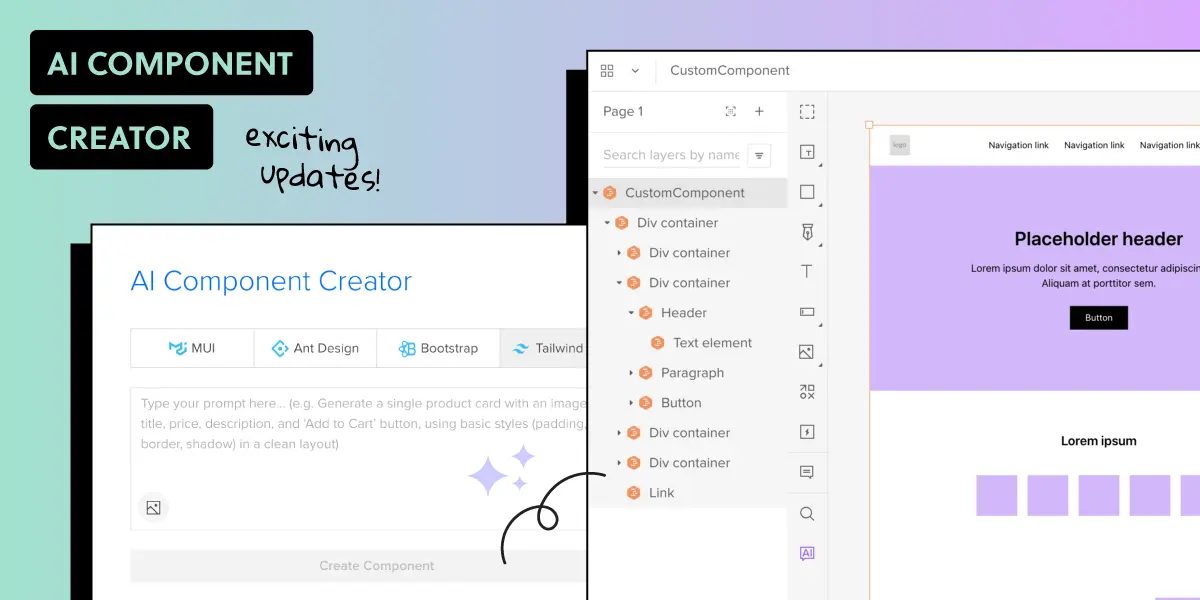 AI でより速いプロトタイプ：AI Component Creatorを紹介