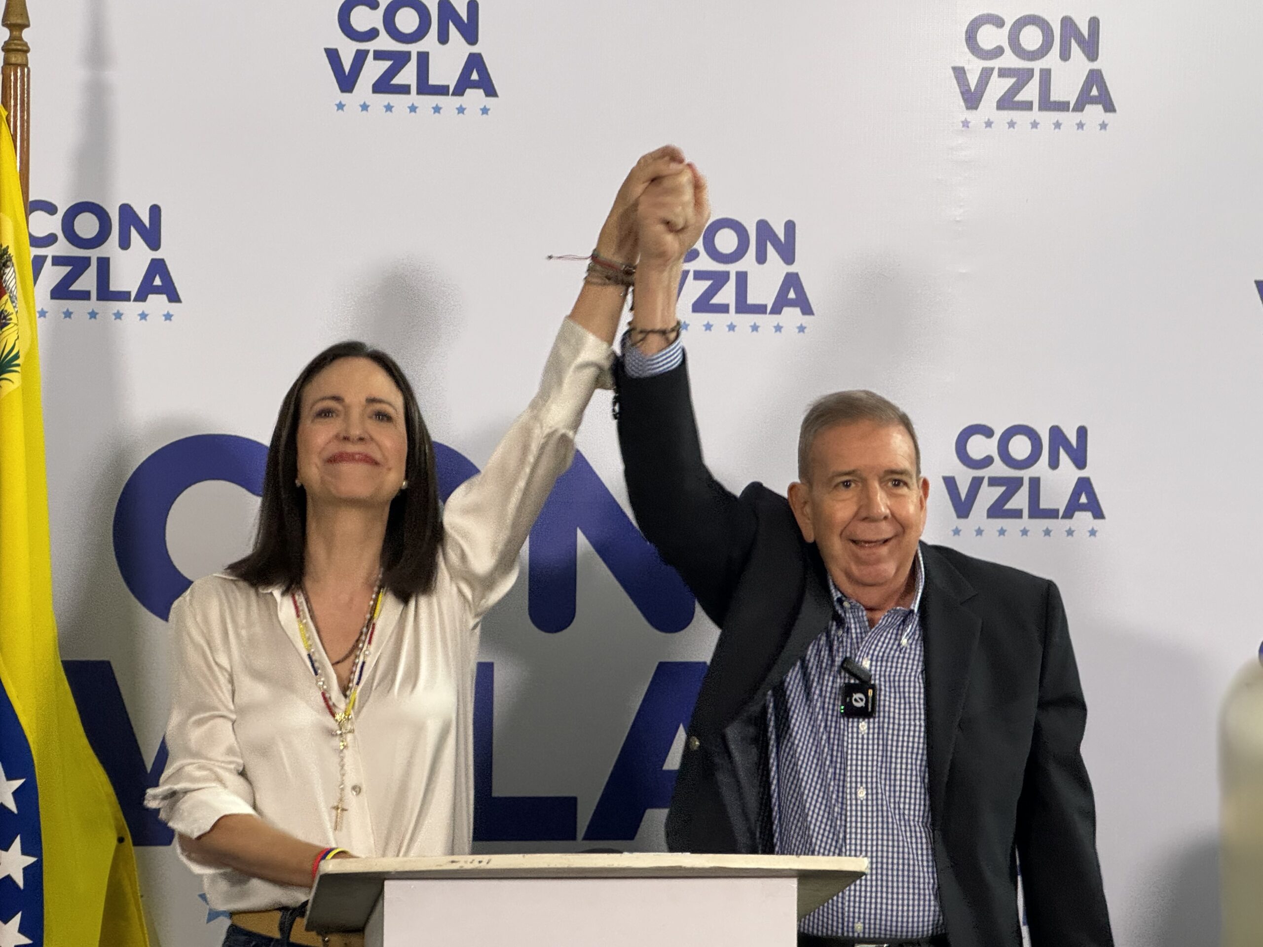 María Corina tras obtener el 73% de las actas: Edmundo González es el nuevo presidente electo de Venezuela - Vente Venezuela