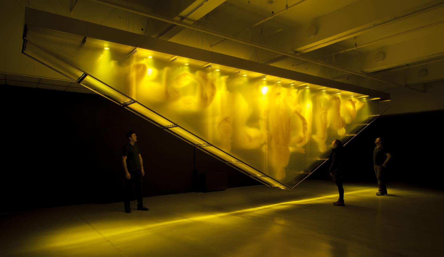 A Huge Gold Installation Flips the New York Stock Exchange Upside Down