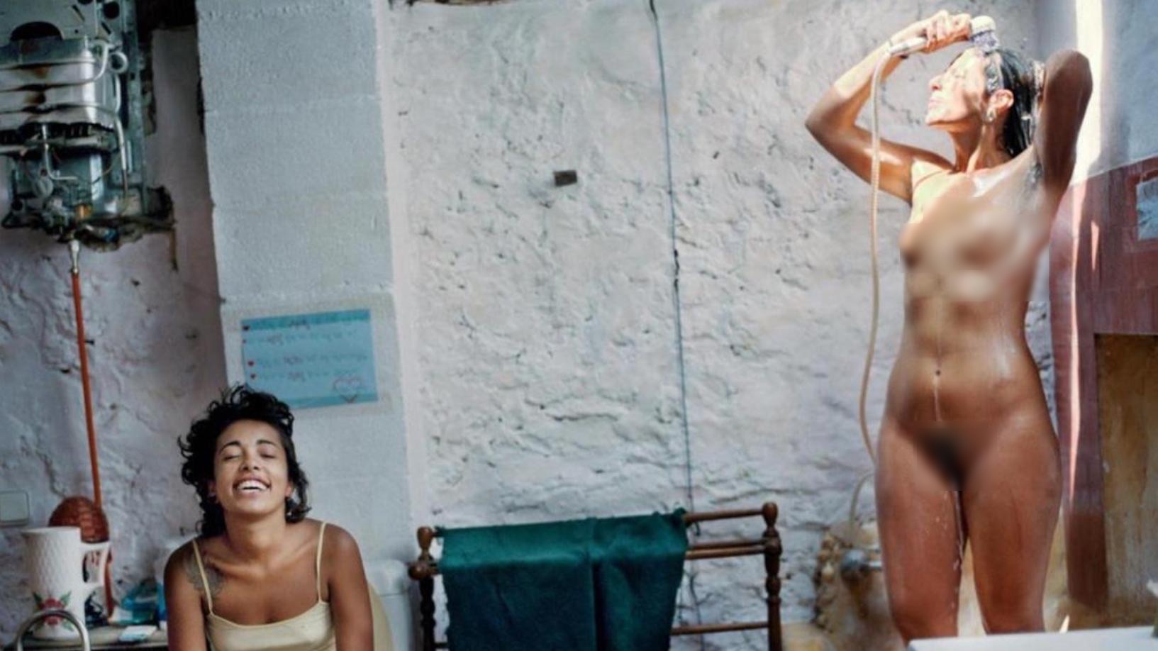 Foto della vita in una moderna comune hippie di Ibiza