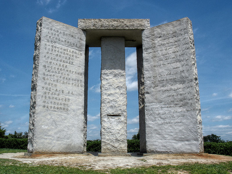 Georgia Guidestones: de vraag van 500 miljoen - Visionair