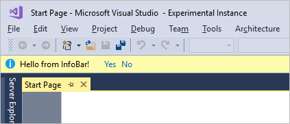Visual Studio Geeks | HOWTO: Show notifications inside Visual Studio