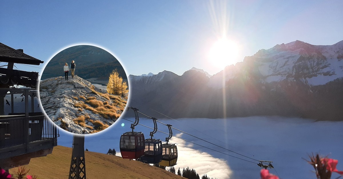 Auf diesen Herbstwanderungen entfliehst du dem Schweizer Nebelmeer