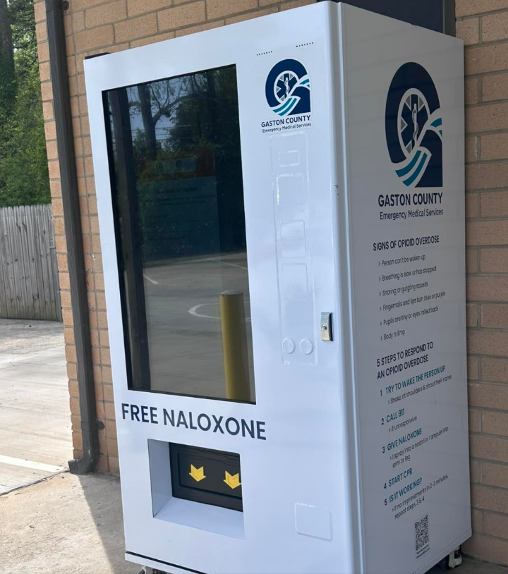 Narcan vending machines added in Gaston County - WCCB Charlotte