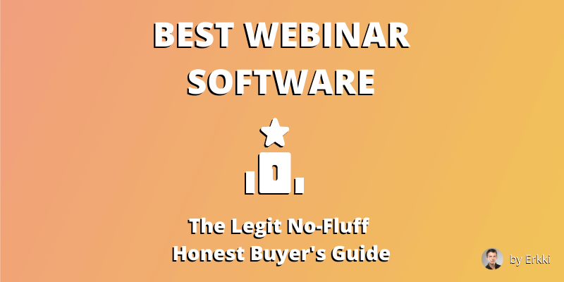 24 Best Webinar Software Platforms for 2025: Compared & Rated