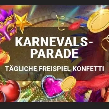 Mit der SlotMagie Karnevals-Parade tägliche Freispiele sichern