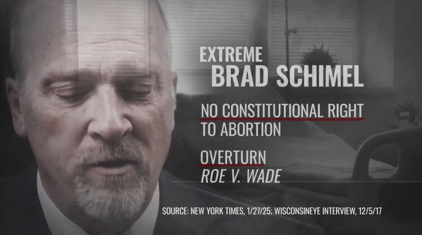 A Better Wisconsin Together ad calls Schimel an extremist on abortion - WisPolitics