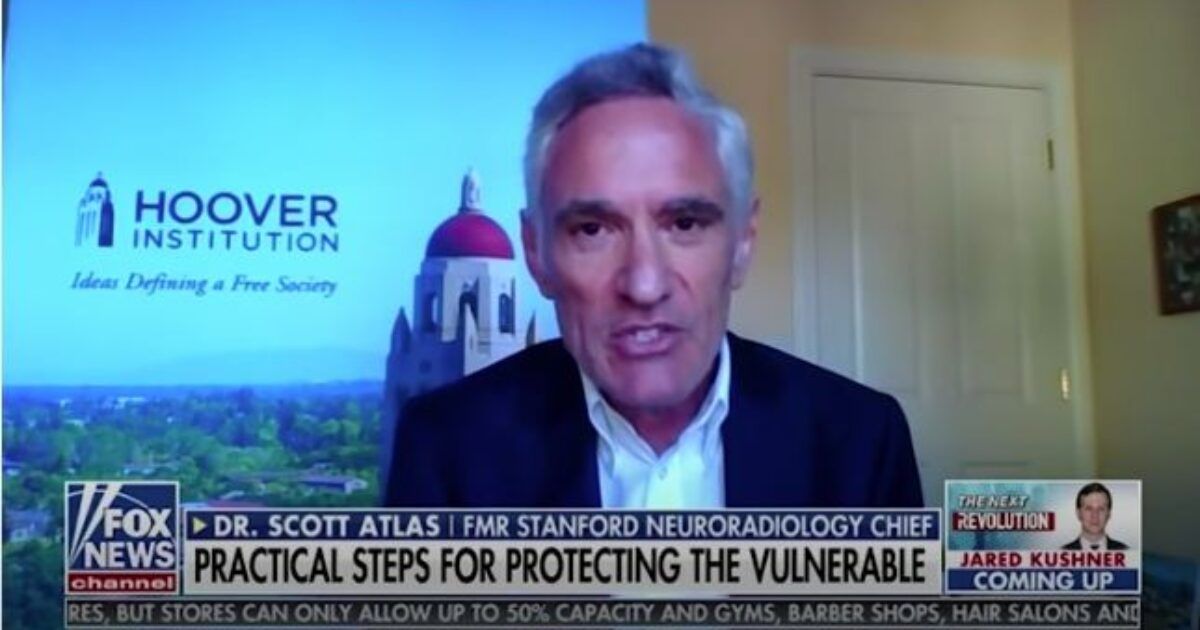 Dr. Scott Atlas is dead wrong about handling COVID * WorldNetDaily * by WND Guest Columnist
