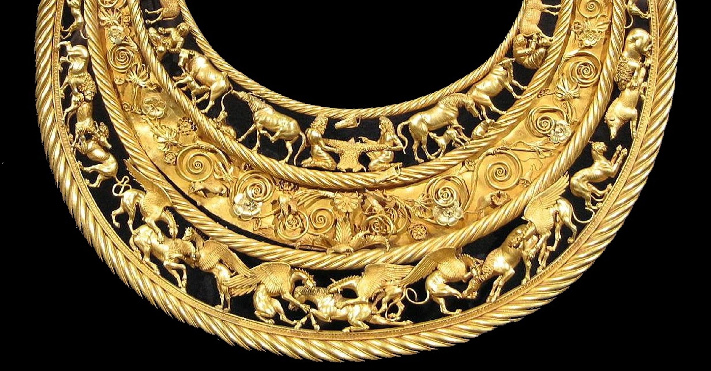 Scythian Golden Pectoral from Tovsta Mohyla - World History Encyclopedia