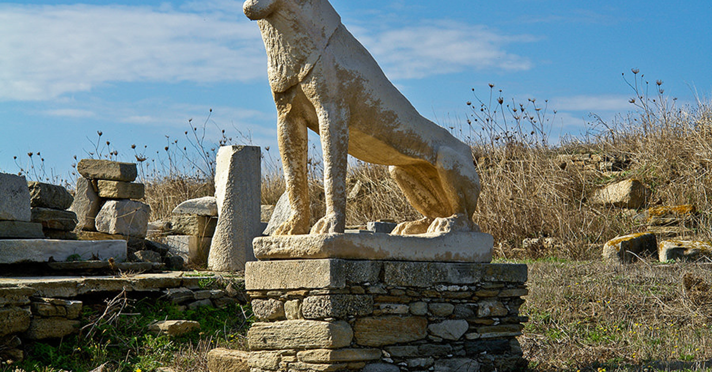 Delos Lion Sculpture - World History Encyclopedia