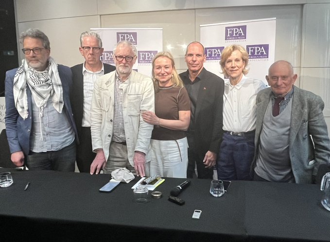 ‘Democracy under fire’: My remarks at the London Press Conference on the Vanishing Right to Protest (11-4-2025) alongside Juliet Stevenson, Holocaust survivor Stephen Kapos, Jeremy Corbyn, Chris Nineham and Ben Jamal - Yanis Varoufakis