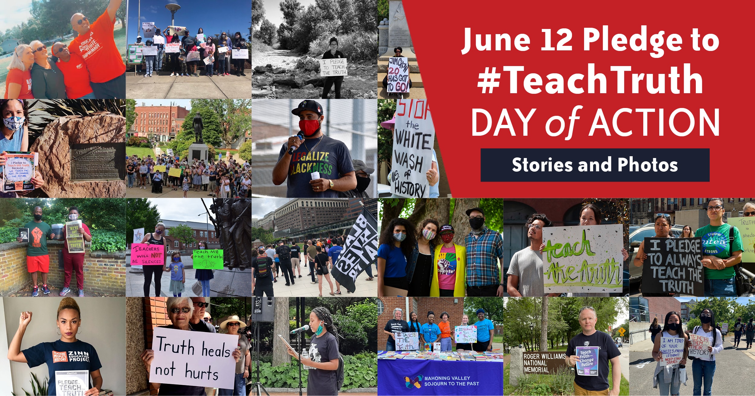 Pledge to #TeachTruth Day of Action - Zinn Education Project
