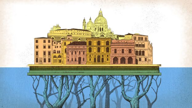 Mud, water and wood: The system that kept a 1604-year-old city afloat - BBC Future